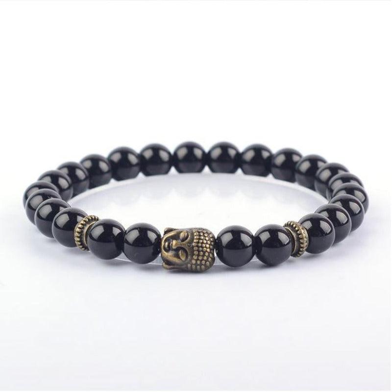 Buddha Armband - Obsidian - spiritofesoterik